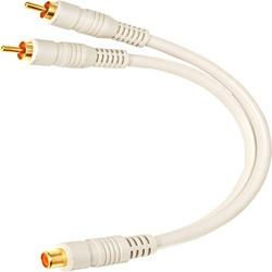 6"" Python Series Y-Cable - 1 Female To 2 Malepython 