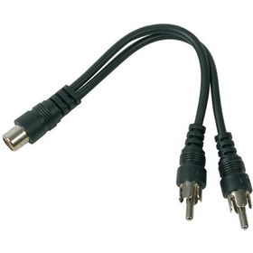 6"" RCA Y-Adapter - Female to Malerca 