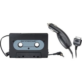 12V Car Charger for iPod With Cassette Adaptercar 