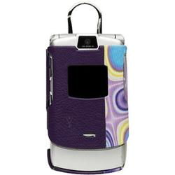 Yors Fashion Purple Molded Case For Motorola RAZR V3yors 