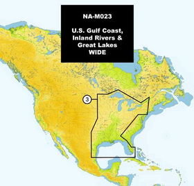 C-MAP NA-M023 MAX WIDE C CARDmap 