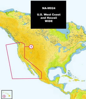 C-MAP NA-M024 MAX WIDE C CARDmap 