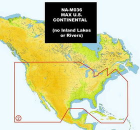 C-MAP NA-M036 MAX US SD CARDmap 