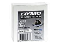 LABEL, DYMO RHINO, WHITE 1/2""X11.5'label 