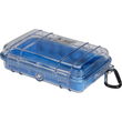 Blue 1040 Micro Case with Clear Lid and Carabineer