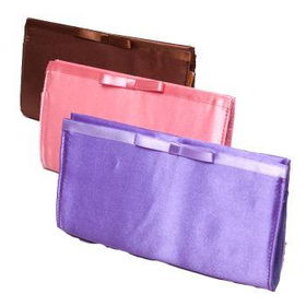 Satin Cosmetic Clutch Bag Case Pack 48