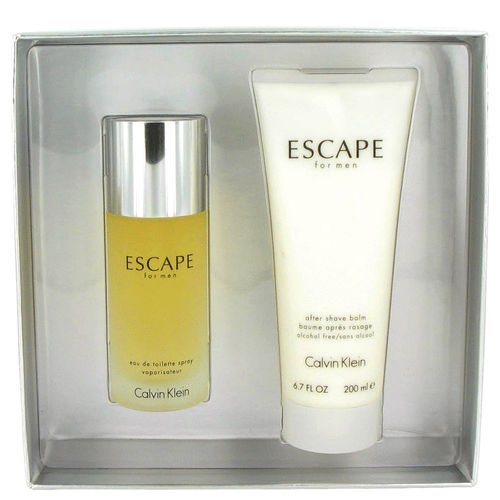 ESCAPE by Calvin Klein - Gift Set -- 3.4 oz Eau De Toilette Spray + 6.7 oz After Shave Balmescape 