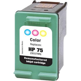 Color Replacement Ink Cartridge for HP 74 and 75 Series Printersreplacement 