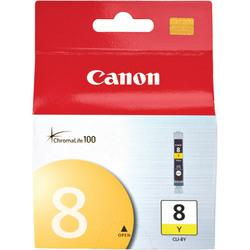 CLI-8 Yellow ChromaLife 100 Dye Ink Cartridge for Canon Photo Printerscli 