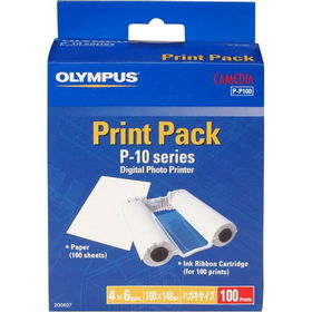 Paper For P-10 Printer - 100 (4" X 6") Prints, Includes Ink Ribbonpaper 