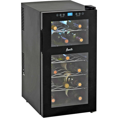 18-Bottle Dual-Zone Wine Cooler