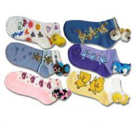 Children's Pompom Socks Case Pack 72children 