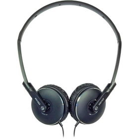 Black Portable Headphones