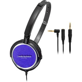 Blue Portable Stereo Headphones