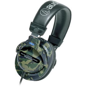 Professional Monitor Stereo Headphones With Camouflage Housing