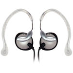 Silver Clipper Lightweight Clip-On Stereophones with In-Line Volume Control