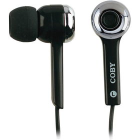 Black Stereo In-Ear Noise Isolating Headphones