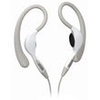 Silver/Gray EH-130 Ear Hooks Stereo Headphones