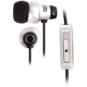 Ice Noise Isolating Earbuds with In-Line Volume Control
