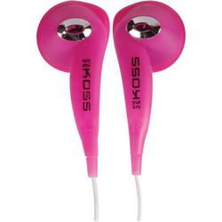 Clear Pink Earbud Stereophone