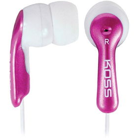 Mirage Pink Lightweight Earbud Stereophone