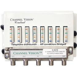 7-Location Telecom And RF Combination Unit With 4-Way RF Splitterlocation 