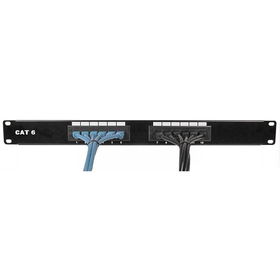 CAT6 Patch Panel - 12-Port