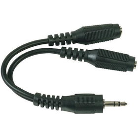 3" Mini Stereo Headphone Y-Adapter