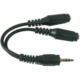 6"" Mini Stereo Headphone Y-Adapterstereo 