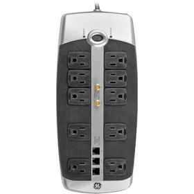 10-Outlet Surge Block Protector with Phone/Coax Protectionoutlet 