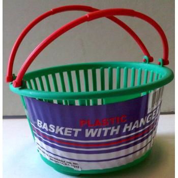 Plastic Basket with Handles Case Pack 72plastic 