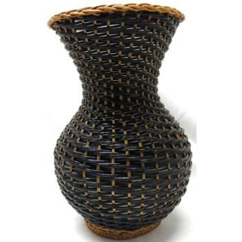 Black and Blue Rattan Basket Case Pack 12black 