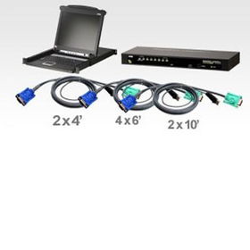 8-Port USB KVM LCD Switch