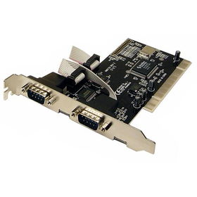 2 Port DB9 Serial Netmos 9835 Chipset PCI I/O Cardport 
