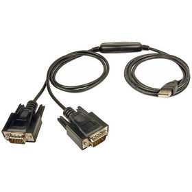 USB Cable To Dual DB9 Serial Adapterusb 