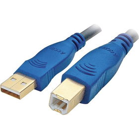 Gold Series USB 2.0 A/B Cable 6'gold 