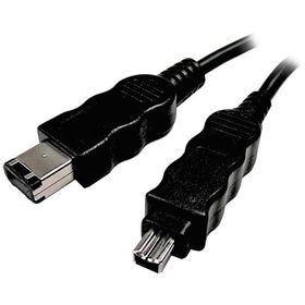 15' 6-Pin To 4-Pin IEEE-1394 FireWire Cablepin 