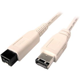 10' 9-Pin to 6-Pin IEEE-1394B Bilingual FireWire 800 Cablepin 