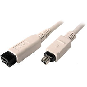 6' 9-Pin To 4-Pin IEEE-1394B Bilingual FireWire 800 Cablepin 