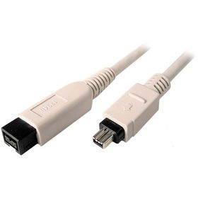 15' 9-Pin To 4-Pin IEEE-1394B Bilingual FireWire 800 Cablepin 