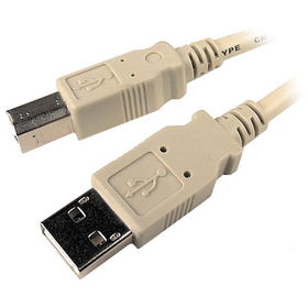 5 meter Beige USB 2.0 A To B Cablemeter 