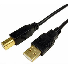 2 meter USB 2.0 A to B Cable with Gold Connectorsmeter 