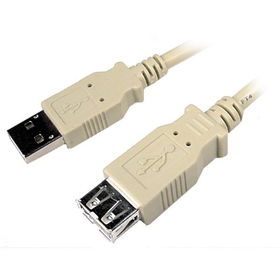 15' Beige USB 2.0 Extension Cablebeige 