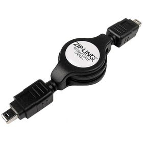 2' Retractable 4Pin To 4Pin FireWire Cableretractable 