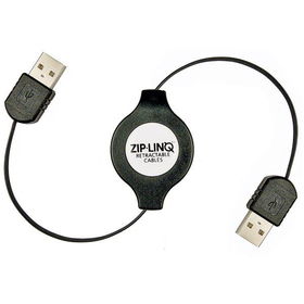 Retractable USB 2.0 A-To-A Device Cableretractable 