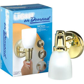 LED Eveready Brass-Plated Wall Sconceled 