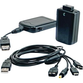 Black Multi-Charger For Handheld Game Consoleblack 