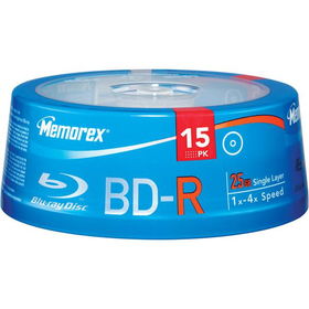 BD-R Blu-ray Recordable Disc-15 Spindleblu 