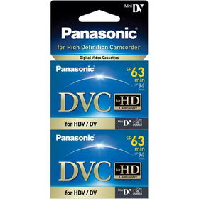 HD miniDV Videocassette - 2 Pack, Hang Tab