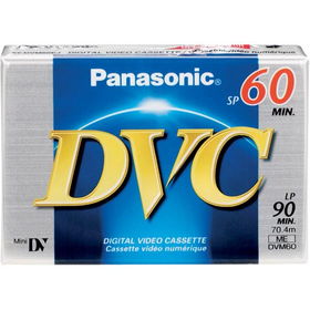 miniDV Videocassette - 60 Minutes, Singleminidv 